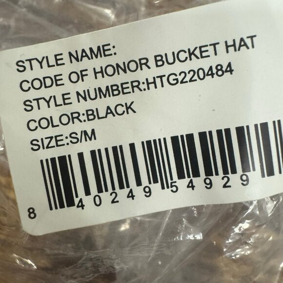 Honor the Gift CODE OF HONOR bucket hat-S/M NEW - Picture 5 of 8